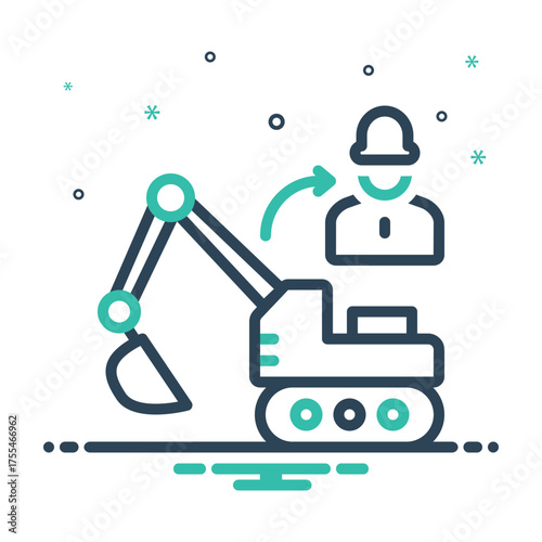 Mix icon for excavation expert