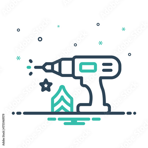 Mix icon for drill sergeant