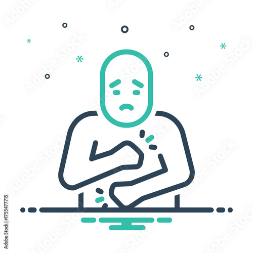 Mix icon for dyspeptic pain