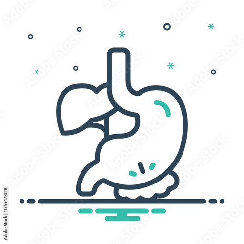 Mix icon for gastrointestinal distress