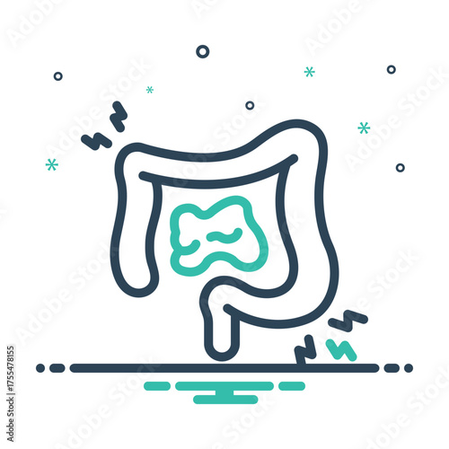 Mix icon for gastrointestinal pain