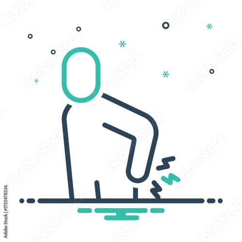 Mix icon for painful