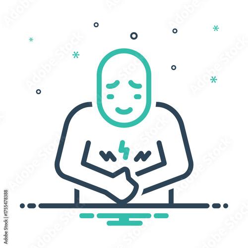 Mix icon for stomach pain