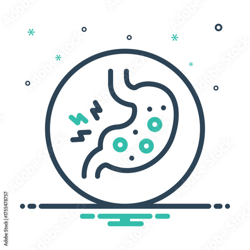 Mix icon for upset digestion