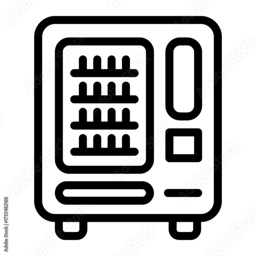 This Vending Machine icon is suitable for use in Supermarket.