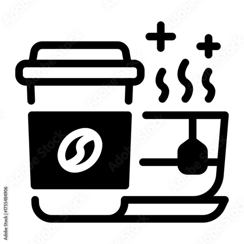 This Coffee and Tea icon is suitable for use in Supermarket.