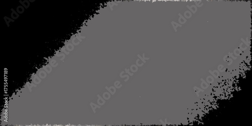 Abstract textured background with a dark gray gradient and rough black edges