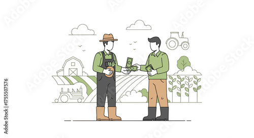 Farmers Engaging In Monetary Trading Activities On Agriculture Properties Investment