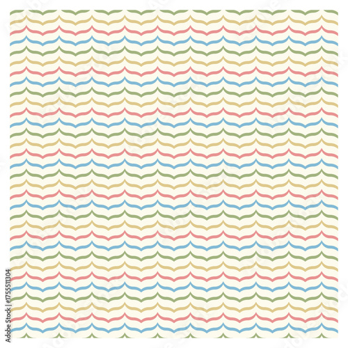 Scalloped Wave Pattern