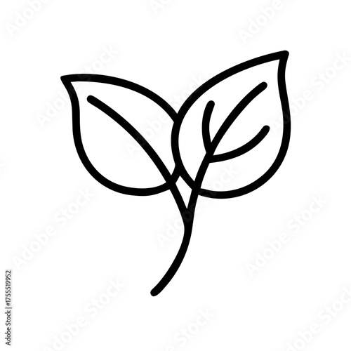 Green Leaf Nature Icon