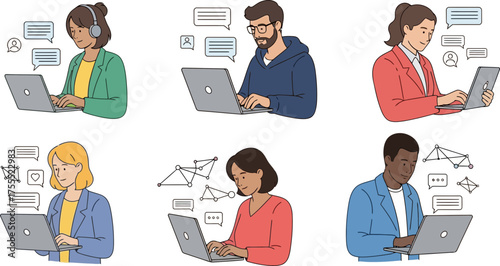global digital dialogues diverse users connect, collaborate, and share ideas online