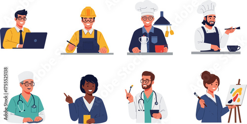 global workforce showcases diverse talent, driving essential industries forward daily