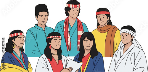 heritage keepers diverse community members proudly share cultural stories and knowledge