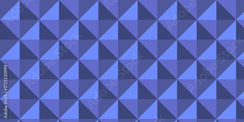 Abstract blue geometric digital polygonal creative technology triangle vector diagonal pattern texture background.	