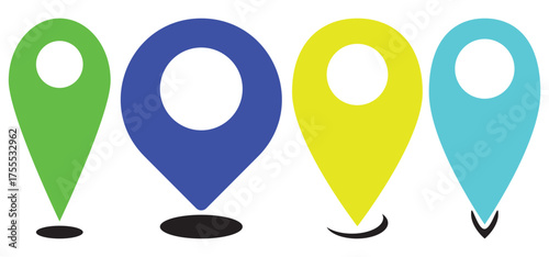 Multi Colored Markers for Location Mapping