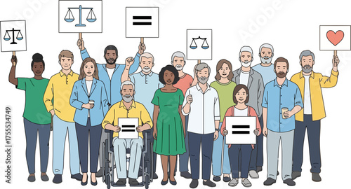 purposeful gathering diverse voices championing justice, equality, and compassionate change