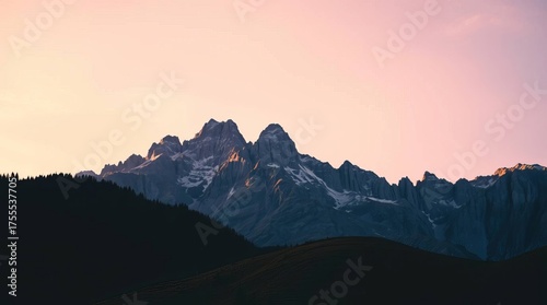 sunrise over the mountains
