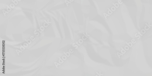 White fabric background. white crumpled paper background texture pattern overlay. wrinkled high resolution arts craft and Seamless white crumpled paper.	