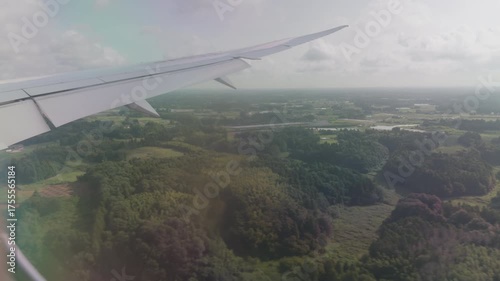 Flying over Chiba , Japan.