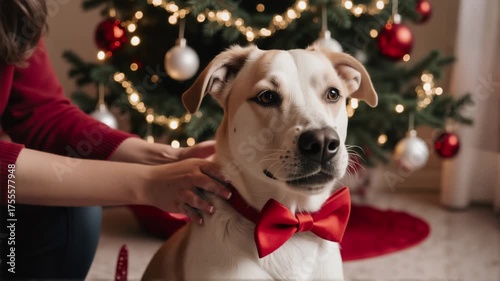 dog and Christmas 