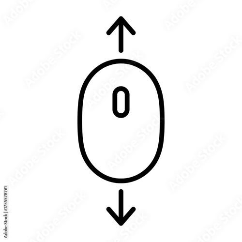 scroll up and down icon