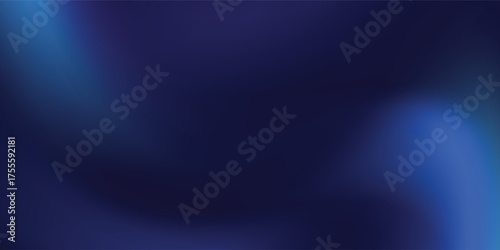 Aesthetic modern dark black blue , empty space grainy noise grungy texture color gradient rough abstract background , shine bright light and glow template