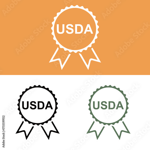 USDA organic certification label for food products