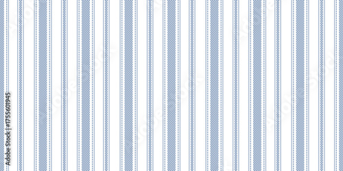 Vertical blue and white elegant coastal villa or restaurant wallpaper seamless repeating stripe pattern banner