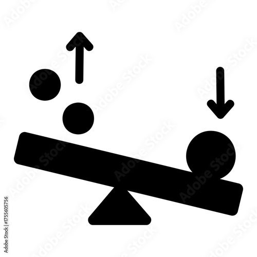 seesaw Solid icon