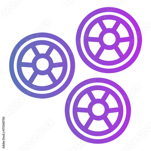 radioactive Gradient icon