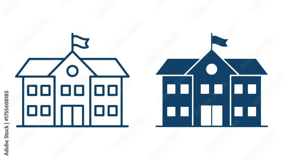 Fototapeta premium Modern geometric shapes with a minimalist feel create a dynamic composition