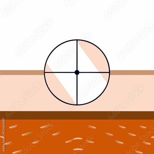 Educational Geometry Circle Graphic

