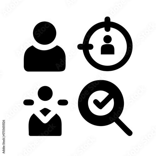 Selection process with candidate search and evaluation