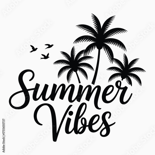 Vector summer t shirt design