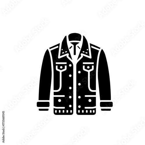 Trendy Hooded Puffer Jacket Vector Illustration