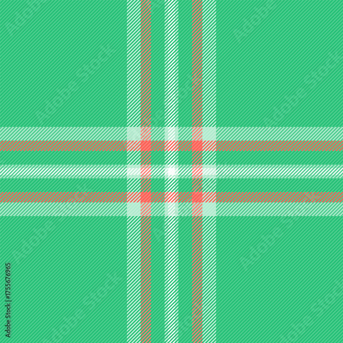 Menu texture pattern background, tracery seamless plaid fabric. Rustic tartan vector textile check in mint and light colors.