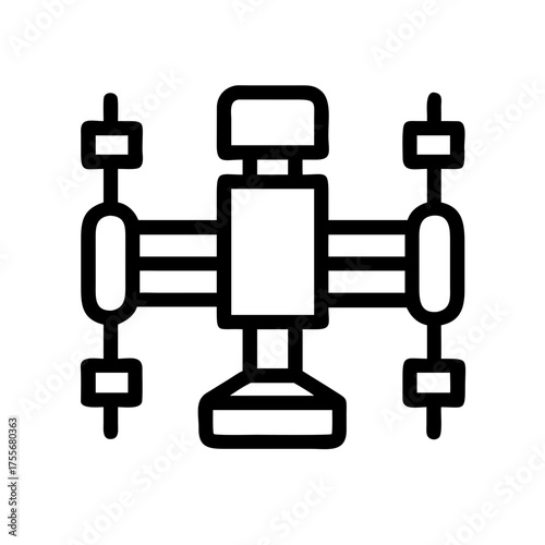 Space Dock Icon Set — Space, Station, Spaceship, Galaxy, Futuristic, Technology, Science Icons