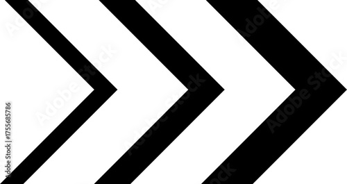 Right arrow cursor dynamic fast symbol sign. Dynamic moving arrow representing speed, fast, acceleration vector illustration.