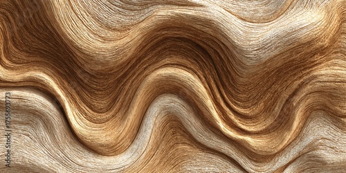Textured Brown Leather Surface with Natural Creases