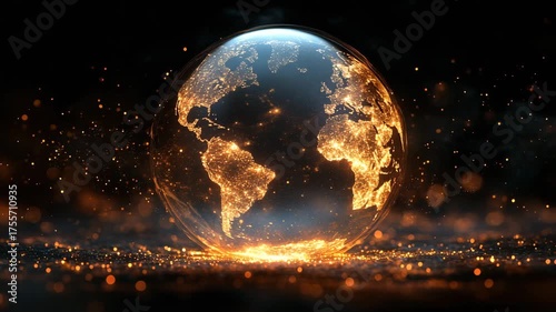 digital representation of planet earth, world politics, communication, internet
