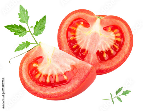 tomato isolated on transparent png