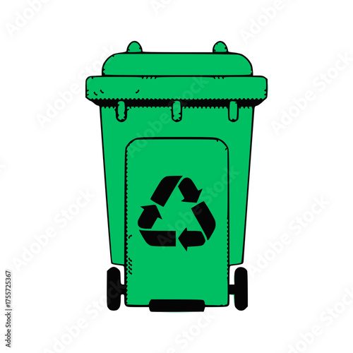 Dustbin with Lid on White Background

Modern Plastic Dustbin for Home or Office