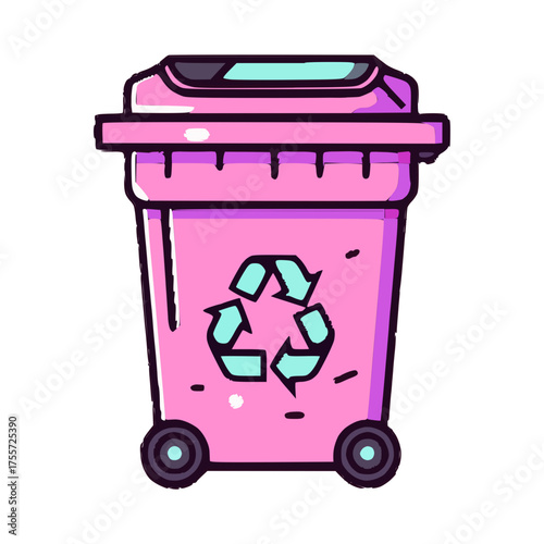 Dustbin with Lid on White Background

Modern Plastic Dustbin for Home or Office