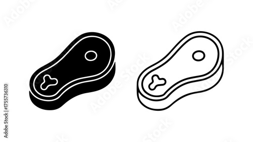 Sanitary pad outline with transparent background