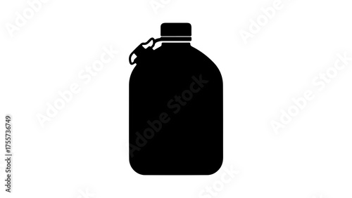 Gas can with transparent background