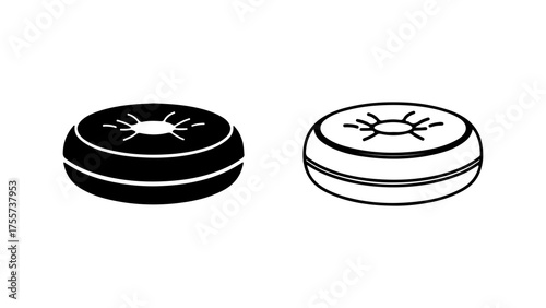 Checkers pieces with transparent background