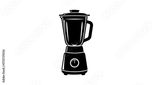 Black blender with transparent background