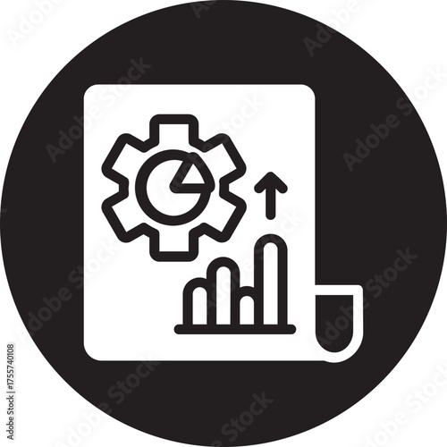 reporting glyph icon