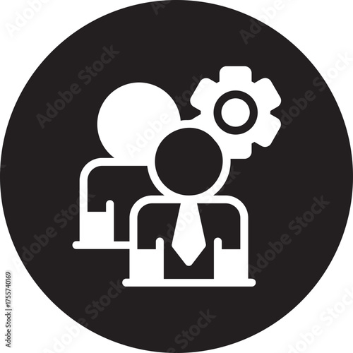 user role glyph icon