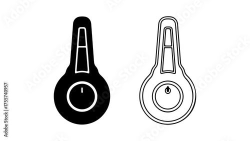 Remote control icon with transparent background